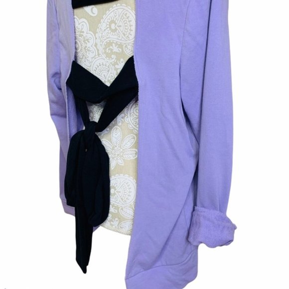 Zara Open Back Sweater Sz MEDIUM Lavender 1431 - Picture 3 of 8